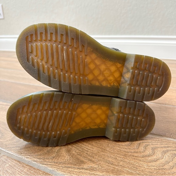 Doc Marten’s Junior 1460 Patent Leather Lace Up Boots Size 5 Black Lucido - Picture 10 of 14